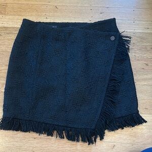 Zara Black Knit Mini Skirt size xs